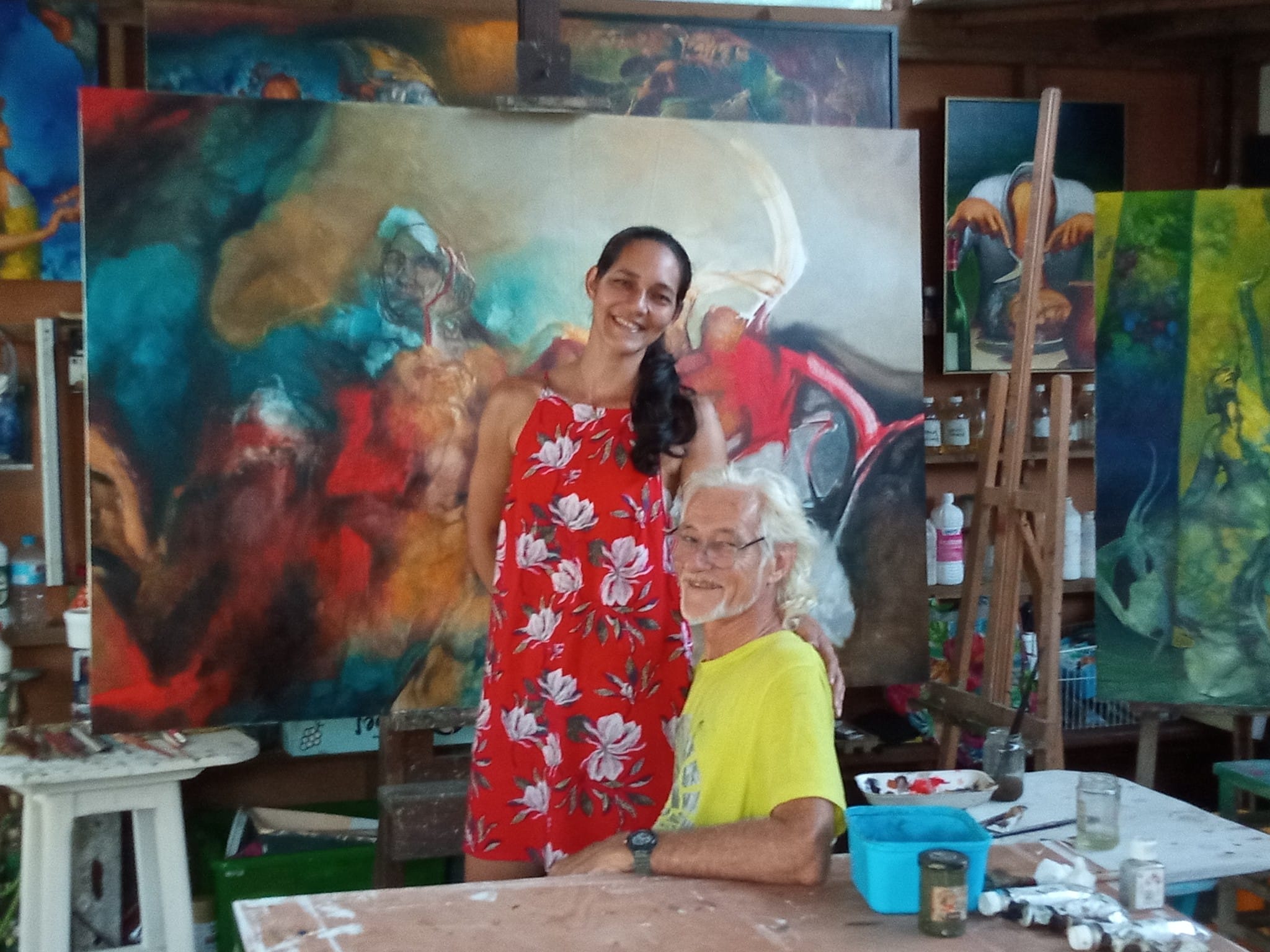 Terava Miller Sculptrice de corail Femmes de Polynésie Crédit : Toatane Rurua