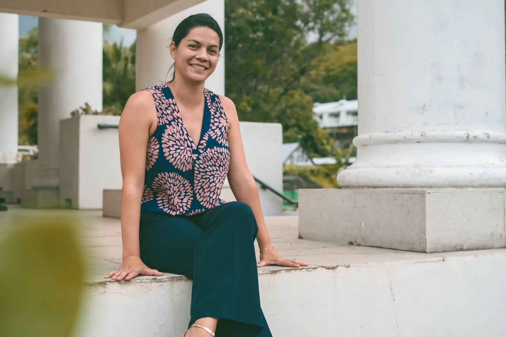 Titaina Frebault-Maau DGS Mairie de Pirae CGF Tahiti Femmes de Polynésie Crédit : Cartouche Louise-Michèle