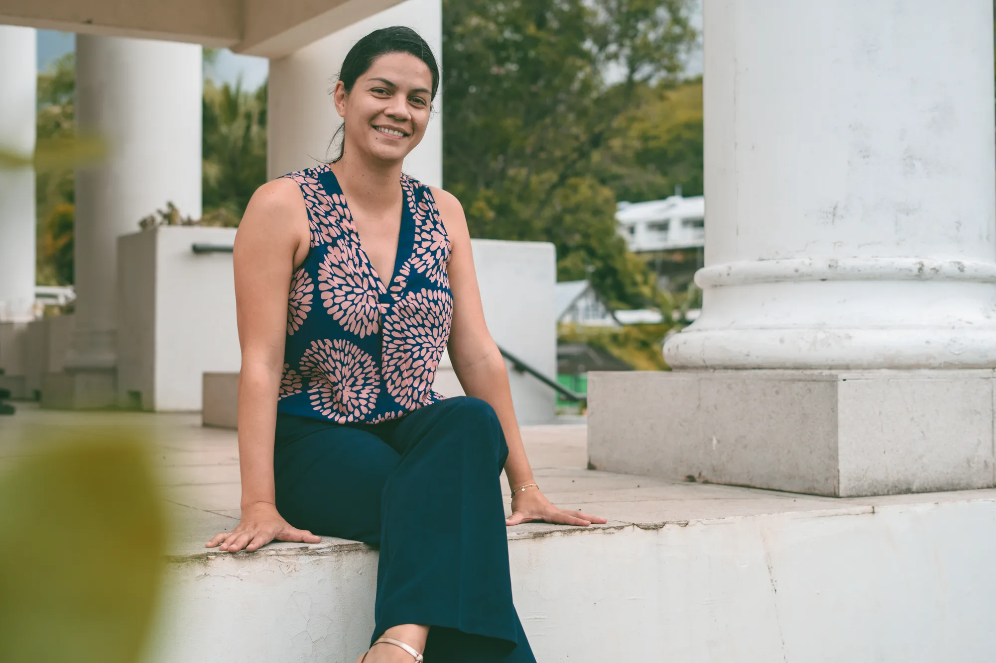 Titaina Frebault-Maau DGS Mairie de Pirae CGF Tahiti Femmes de Polynésie Crédit : Cartouche Louise-Michèle