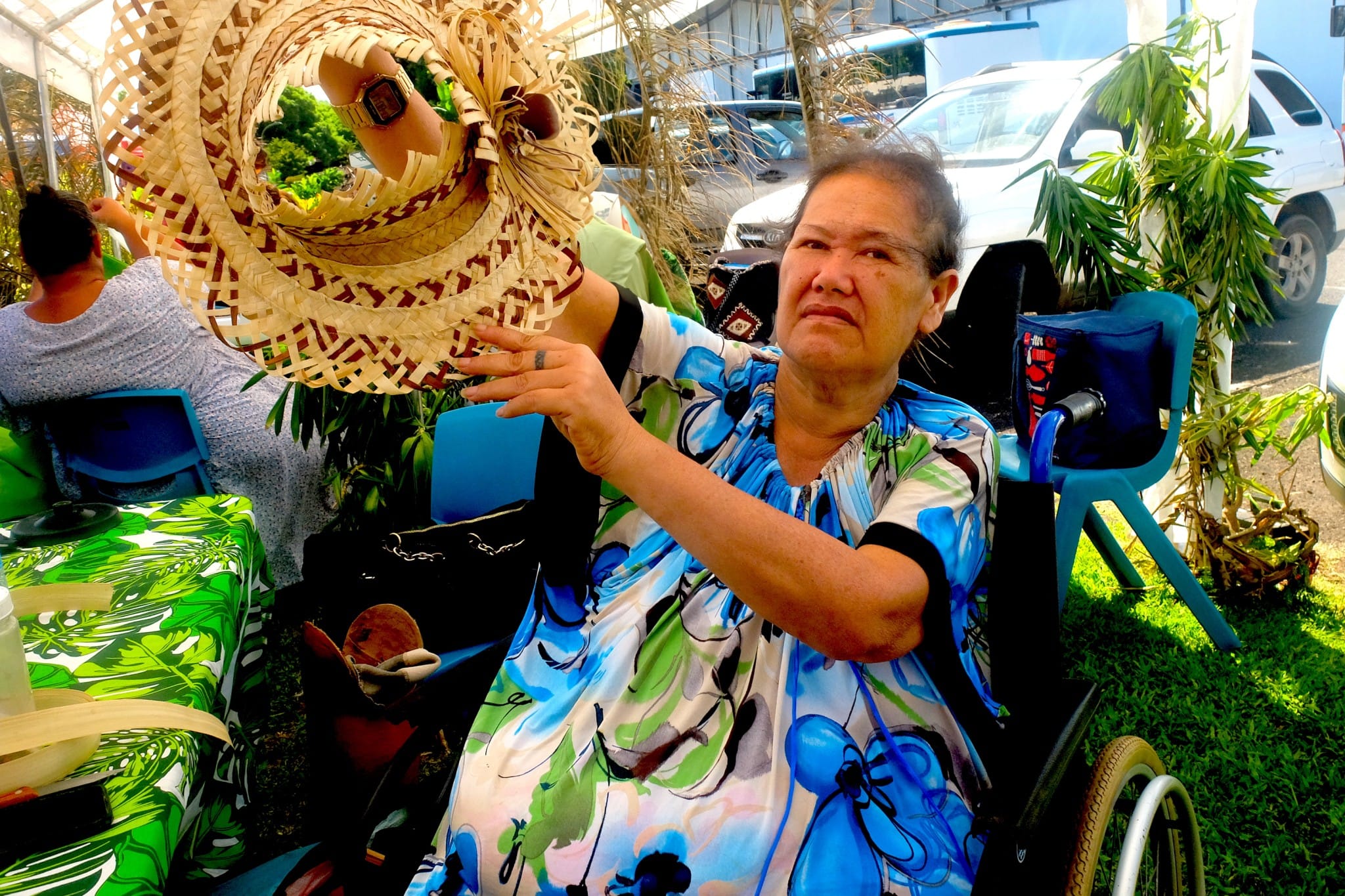 Annick Tuhiti, employée à la mairie de Mahina et artisane des Australes
