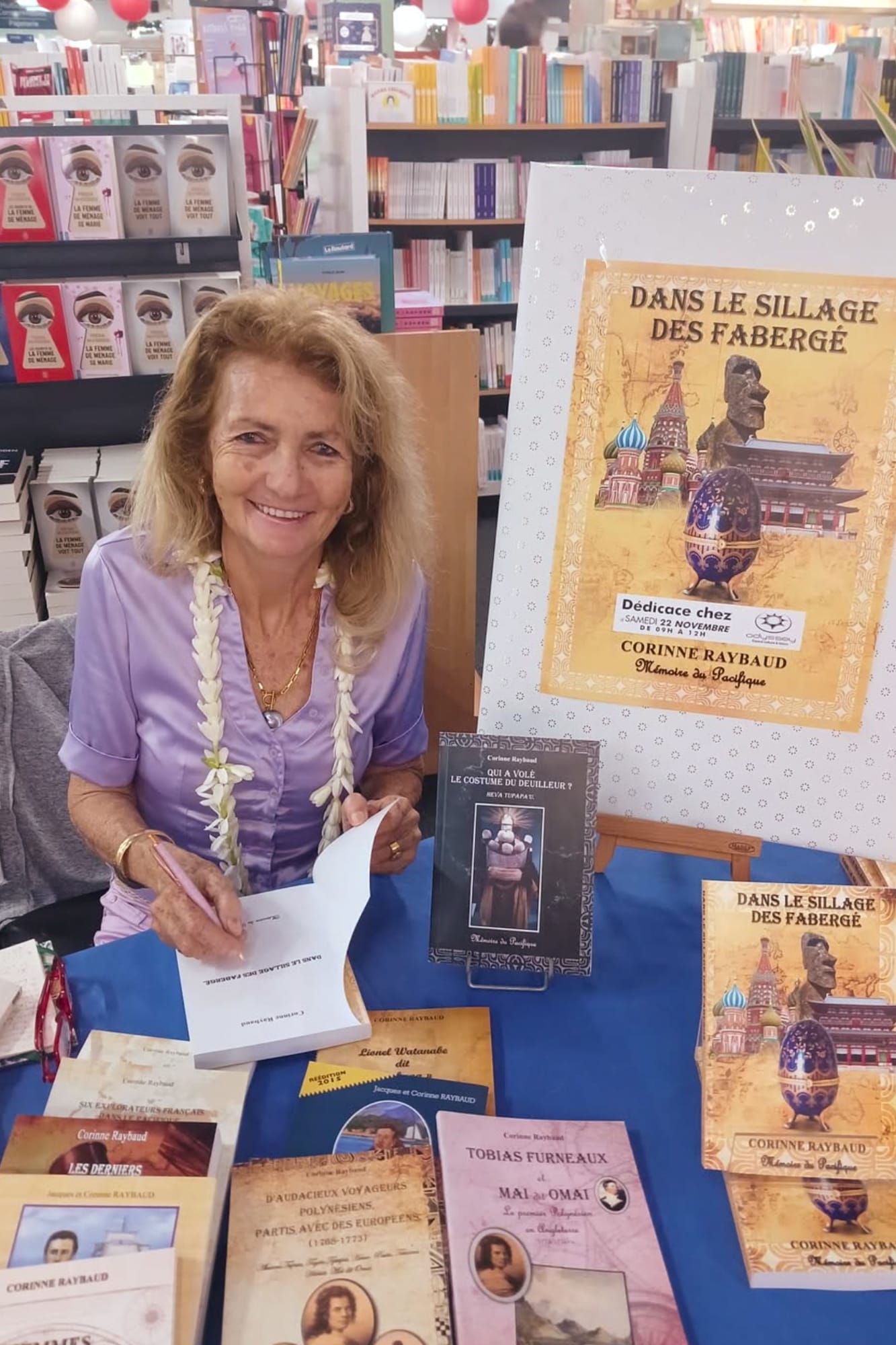 Corinne Raybaud, écrivaine en Polynésie française