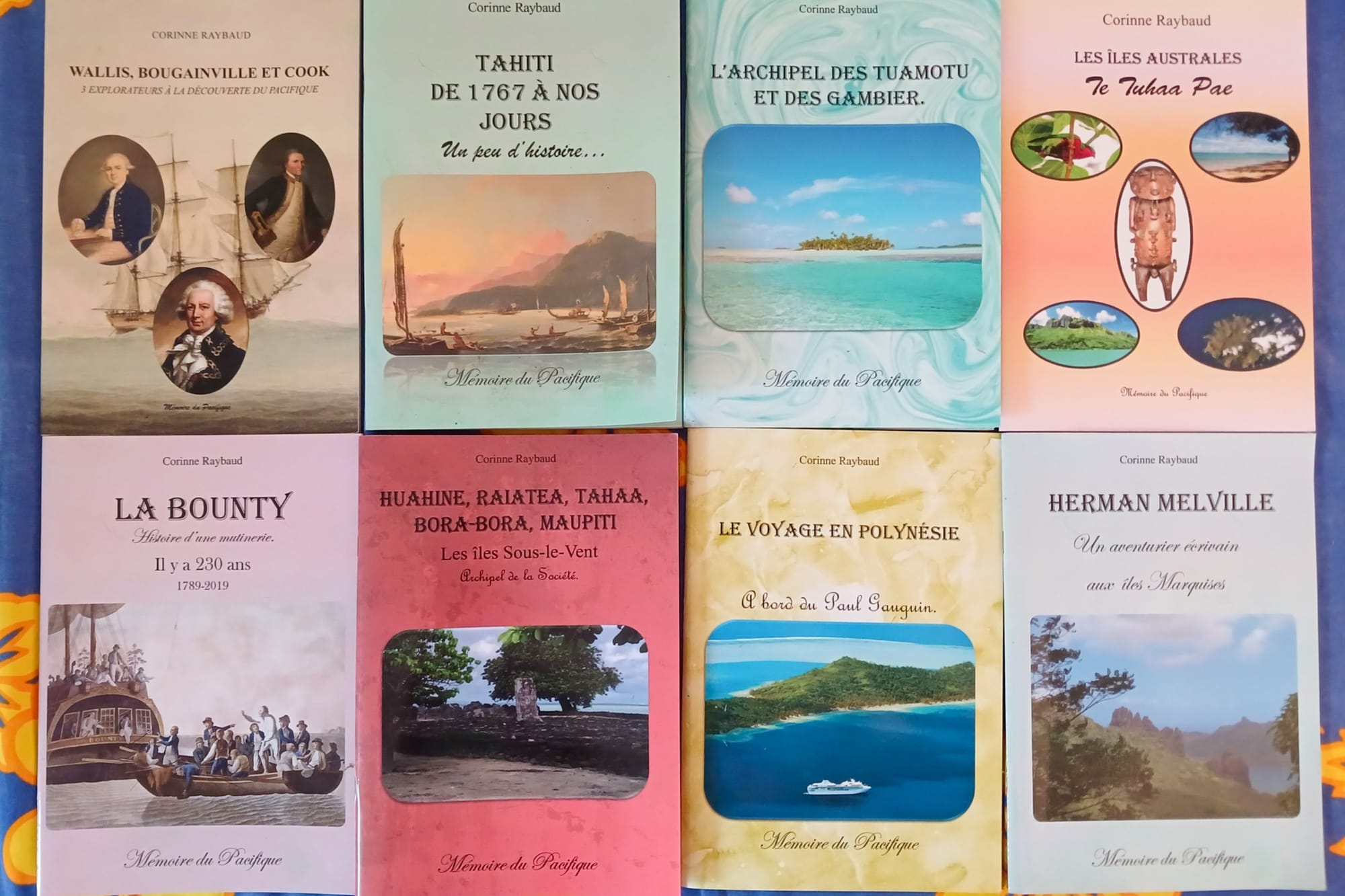 Livres de Corinne Raybaud, écrivaine en Polynésie française