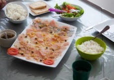 Poisson cru gingembre-citron