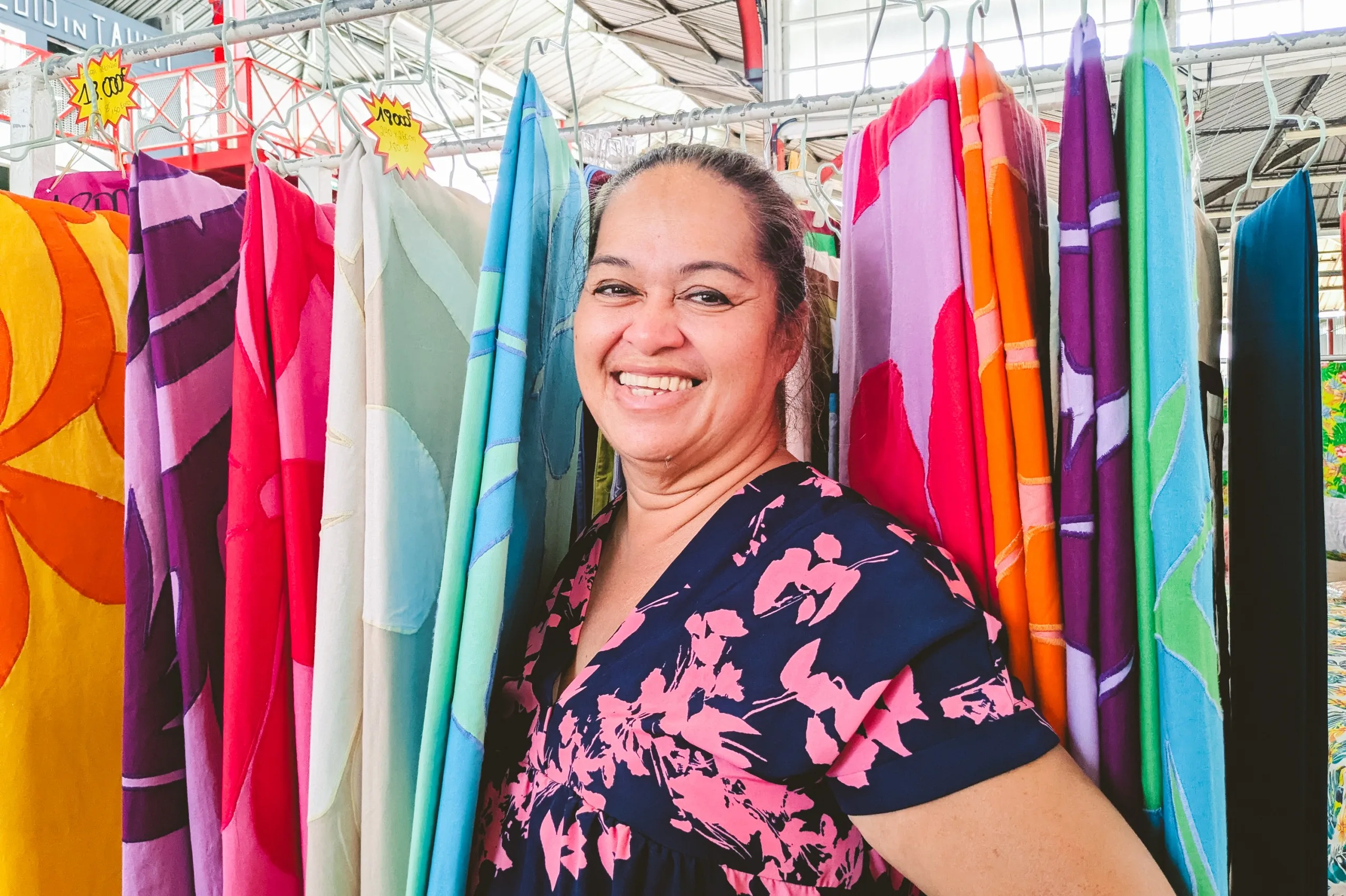 Meari Bellais Artisane couturiere Femmes de Polynesie Credit : Pauline Stasi