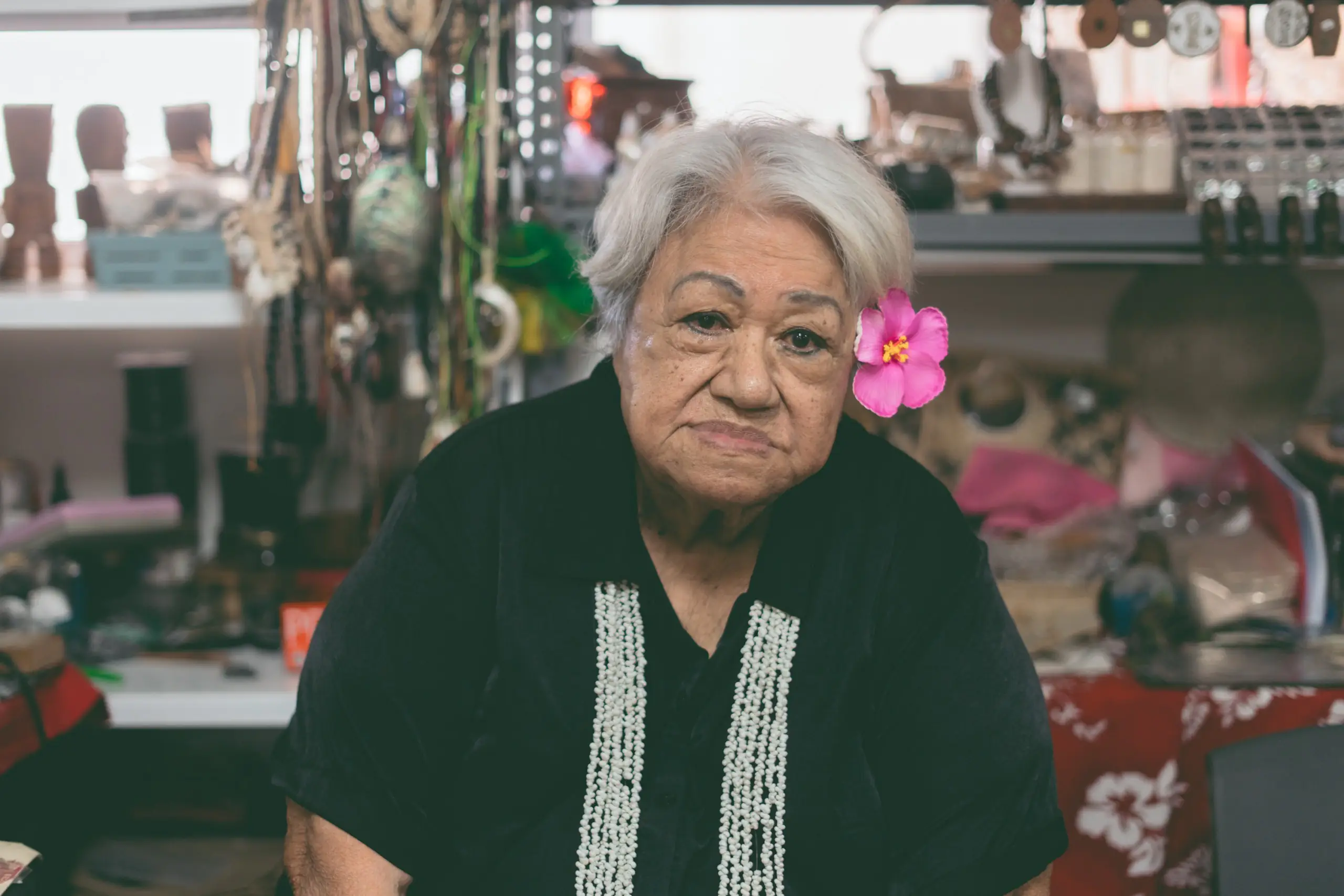 Fauura Bouteau, grande dame de l'artisanat polynésien