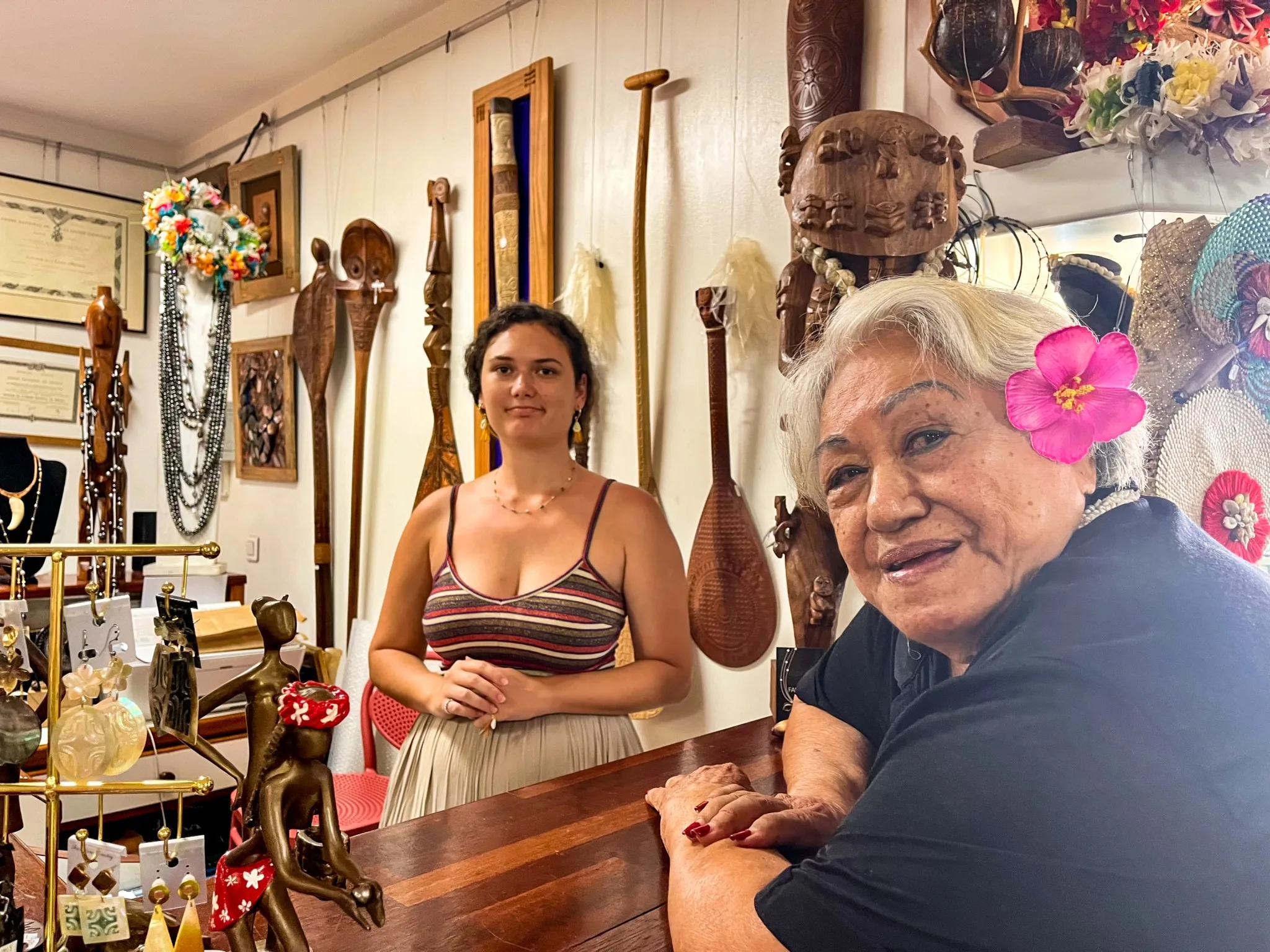 Fauura Bouteau, grande dame de l'artisanat polynésien