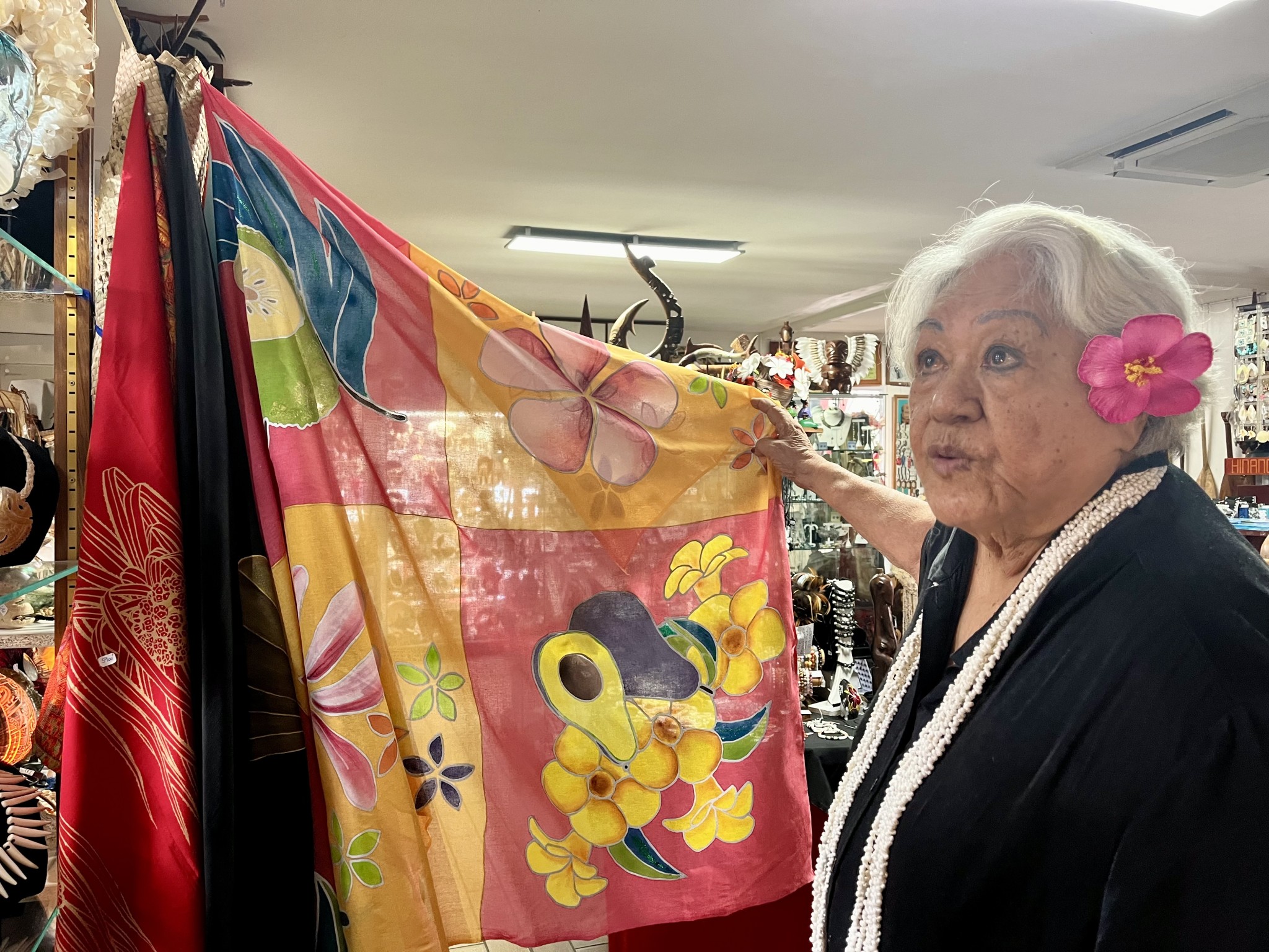 Fauura Bouteau, grande dame de l'artisanat polynésien