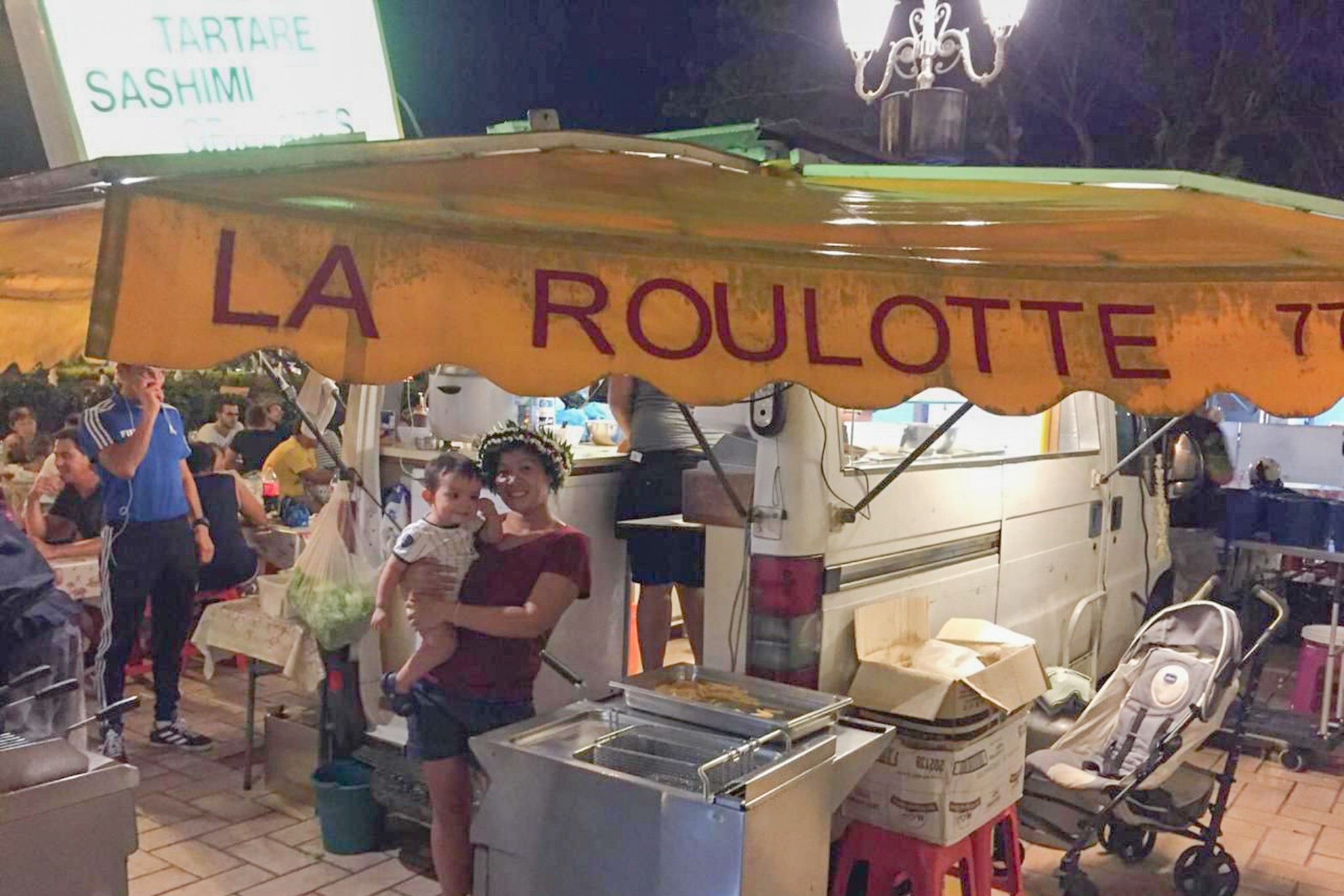 Sandy Vilay, roulotte Tuk Tuk Tahiti