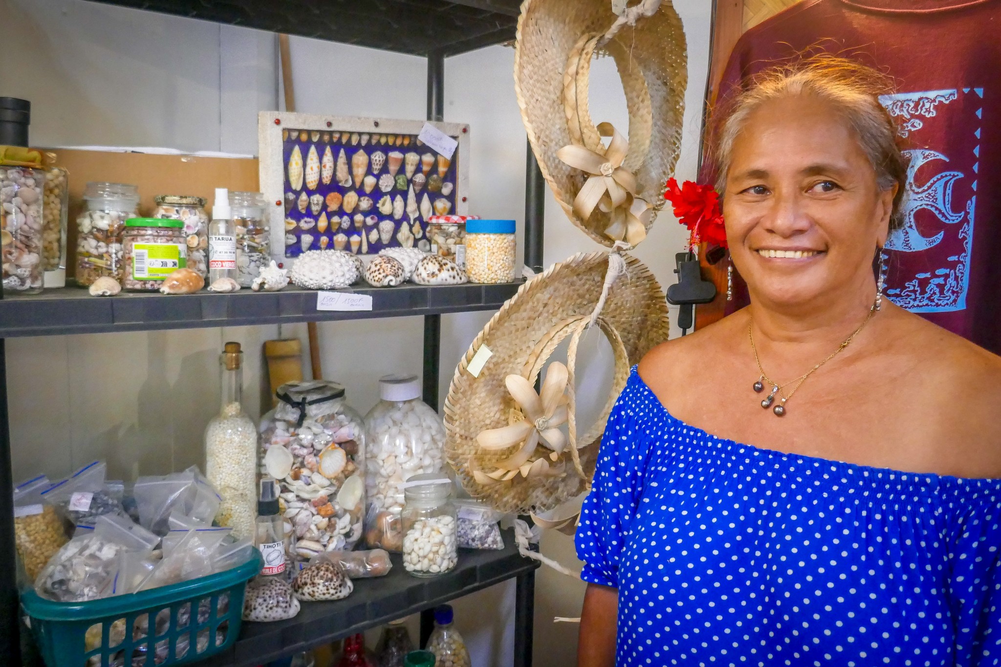 Valentine Cheng Artisane Raiatea Femmes de Polynesie Credit : Gaelle Poyade