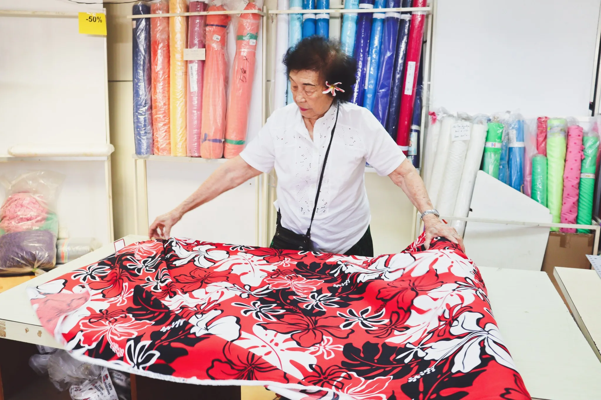 Eliane Liao, fondatrice de la boutique Essor à Papeete