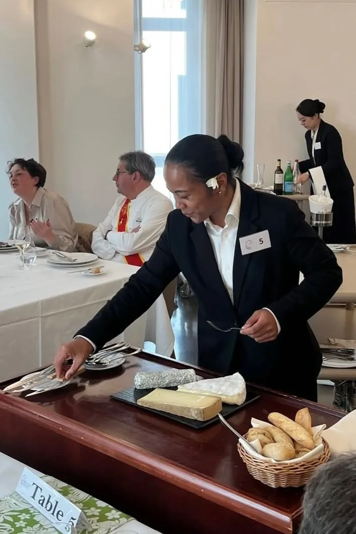 Poerava Temakeu concours Escoffier, cheffe au fenua