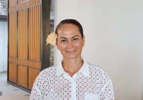 Tevaite Michel, designer floral à Tahiti