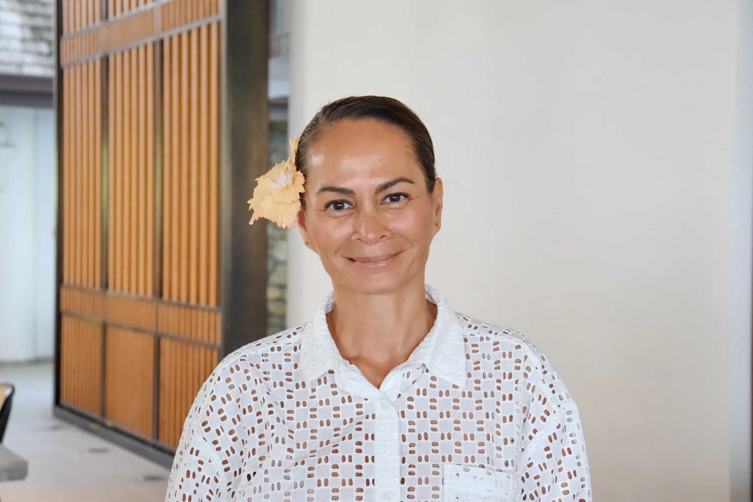Tevaite Michel, designer floral à Tahiti