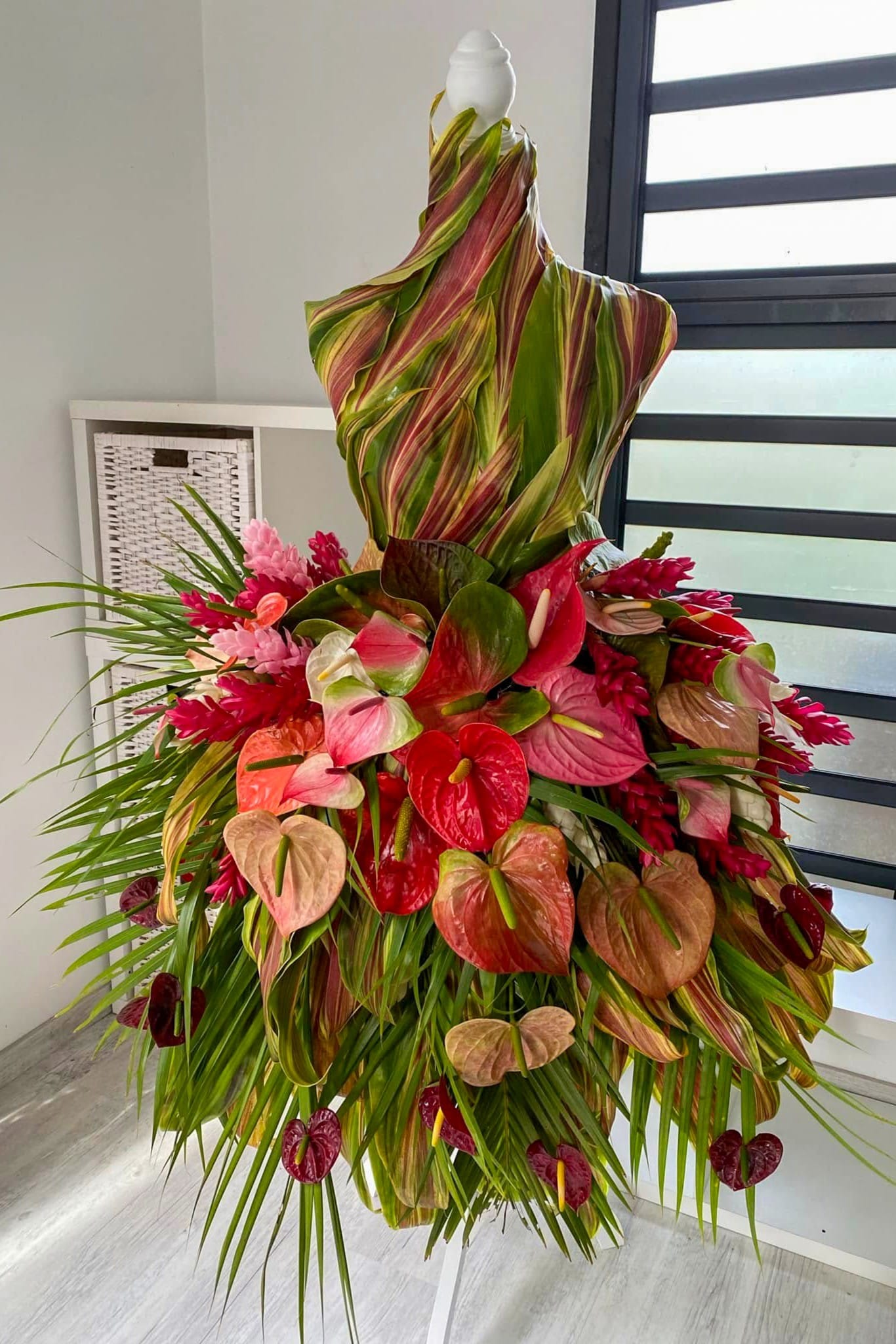 Tevaite Michel, designer floral à Tahiti
