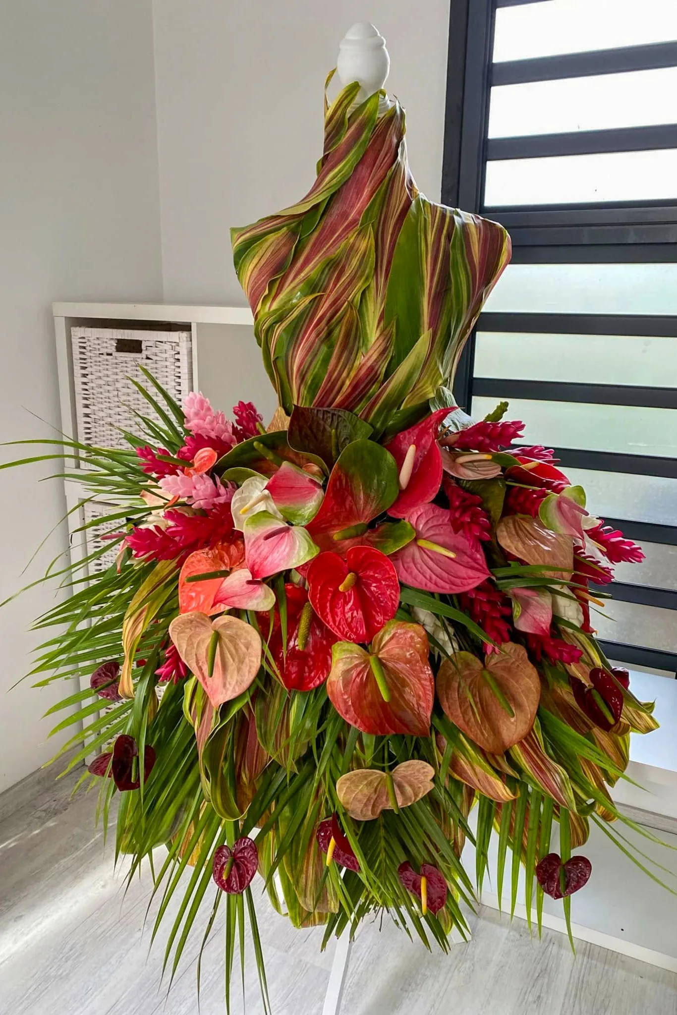 Tevaite Michel, designer floral à Tahiti