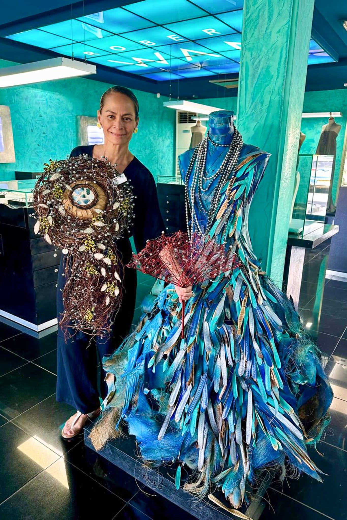 Tevaite Michel, designer floral à Tahiti