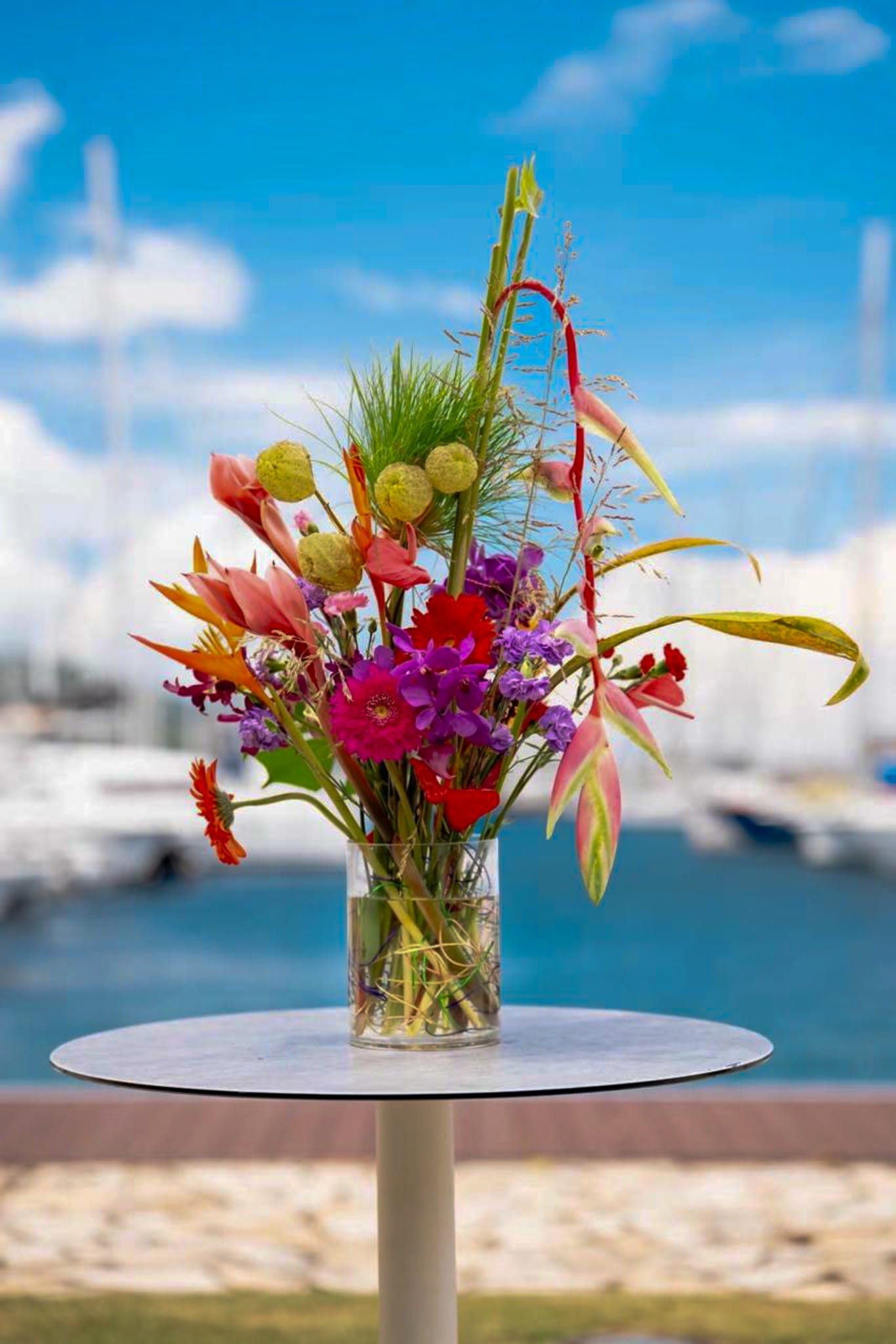 Tevaite Michel, designer floral à Tahiti