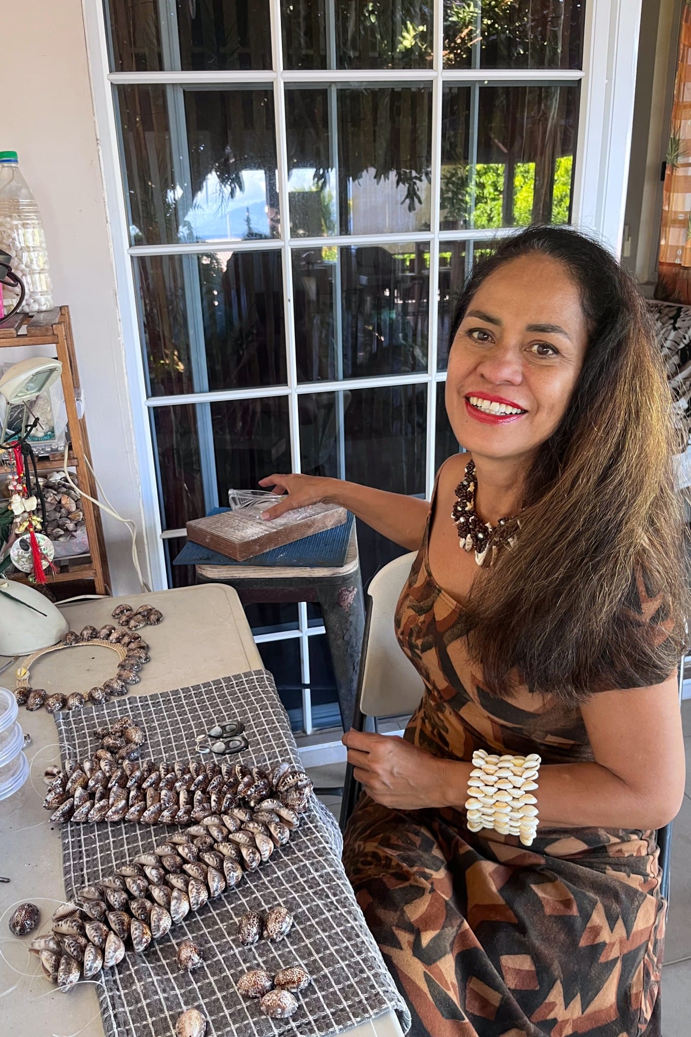 Maima Tuataaa, créatrice de bijoux en Polynésie