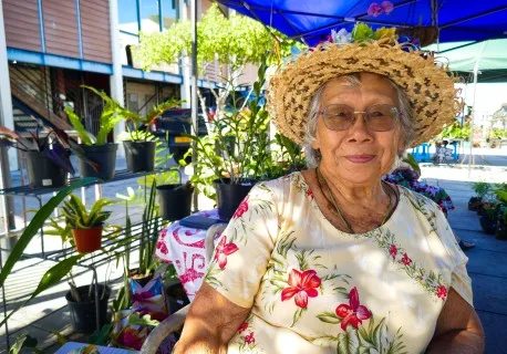 Marie-Claire GIRARD, horticultrice à Raiatea