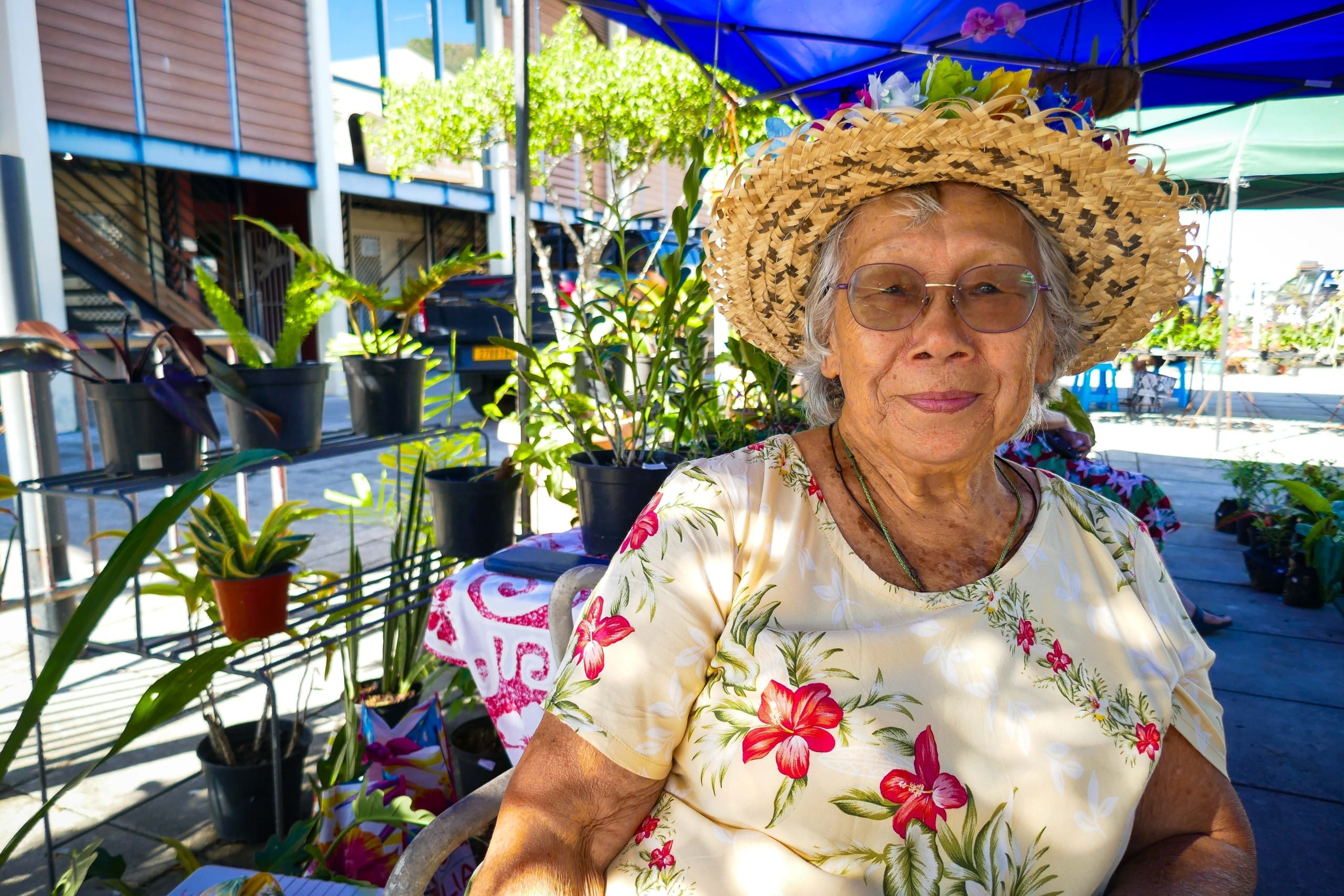 Marie-Claire GIRARD, horticultrice à Raiatea