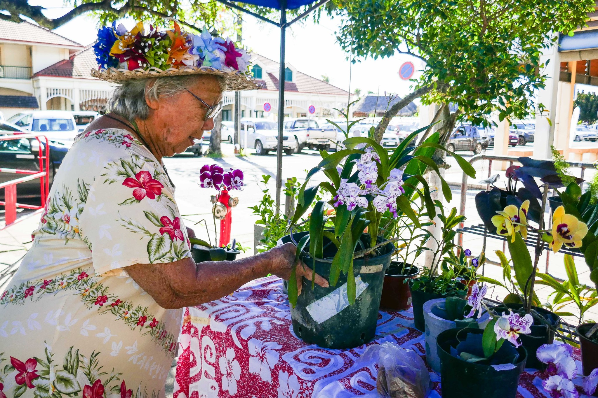 Marie-Claire GIRARD, horticultrice à Raiatea