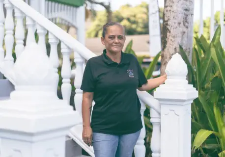 Maeva Beaury Mairie de Paea Femmes de Polynesie CGF Crédit : Cartouche Louise-Michèle